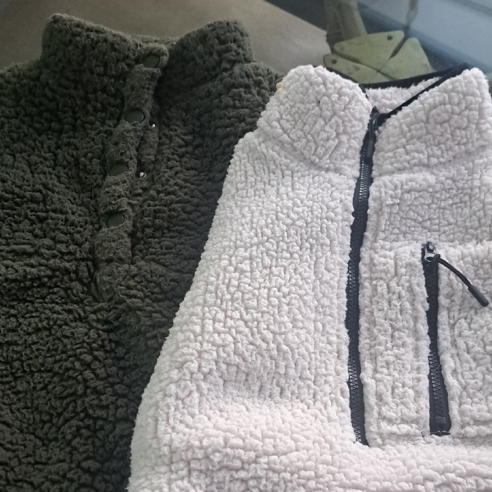 Pair Fleece Sherpa Xs-s